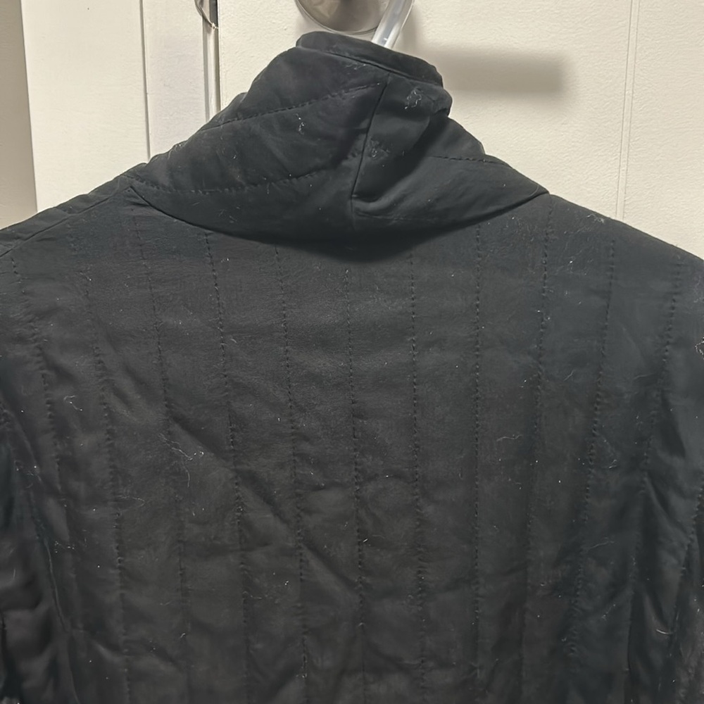 OAK + FORT Black Puffer Jacket Oversized Quilted Design - Picture 5 of 9